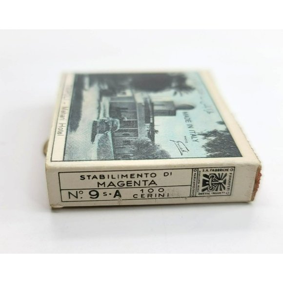 Tripoli Merhari Hotel Milan and Una Via Safety Matches Arabic? Vintage CT415 - Picture 5 of 7